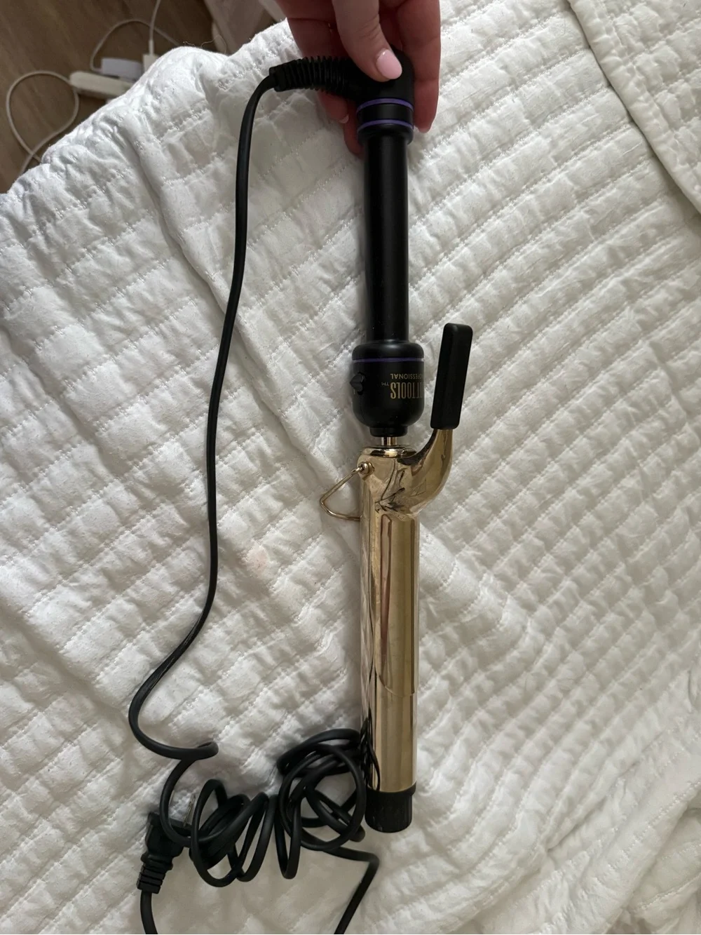 Hot tools curling iron 1 - 1 & 1/4 in